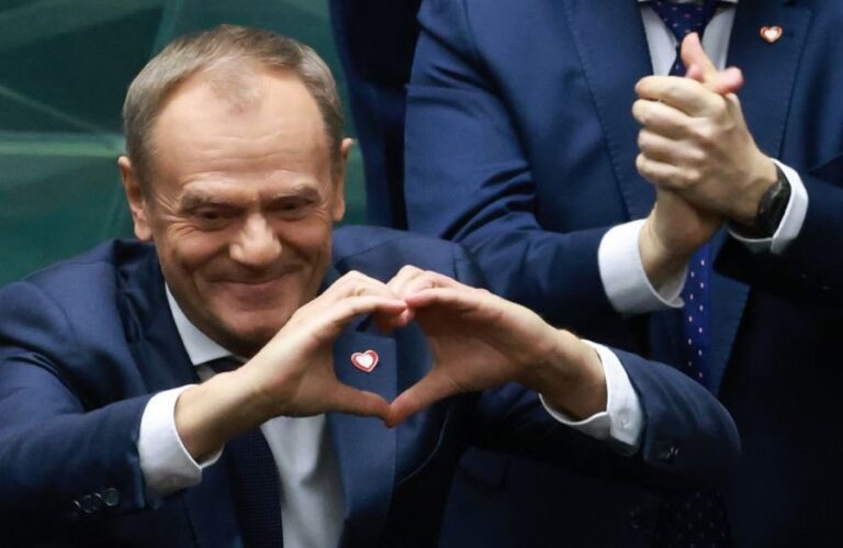 Statsminister Donald Tusk første tale på TVP i ti år