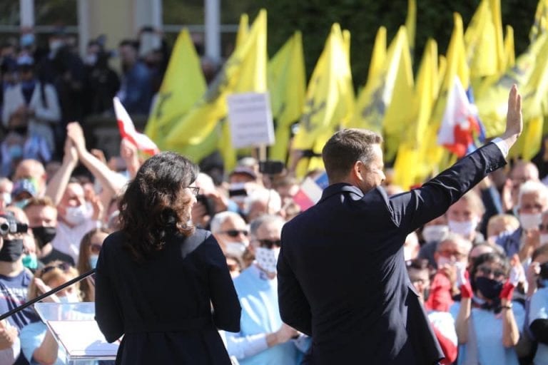 Polen markerede årsdag for første frie valg