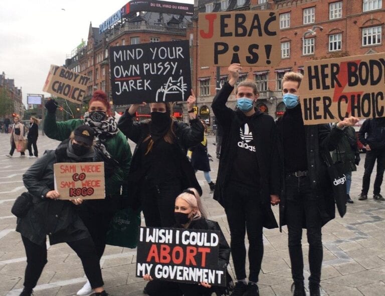 Polsk abort-demonstration i København på søndag