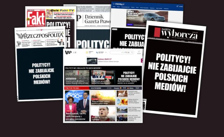 Polske medier i protest over it-giganter og ny lov